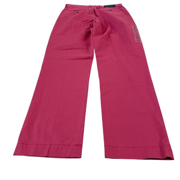 New Polo Ralph Lauren Chino Pants Stretch Classic Fit Men's 30x32 Pink Twill - Picture 7 of 7